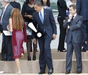 Барак Обама Николя Саркози  