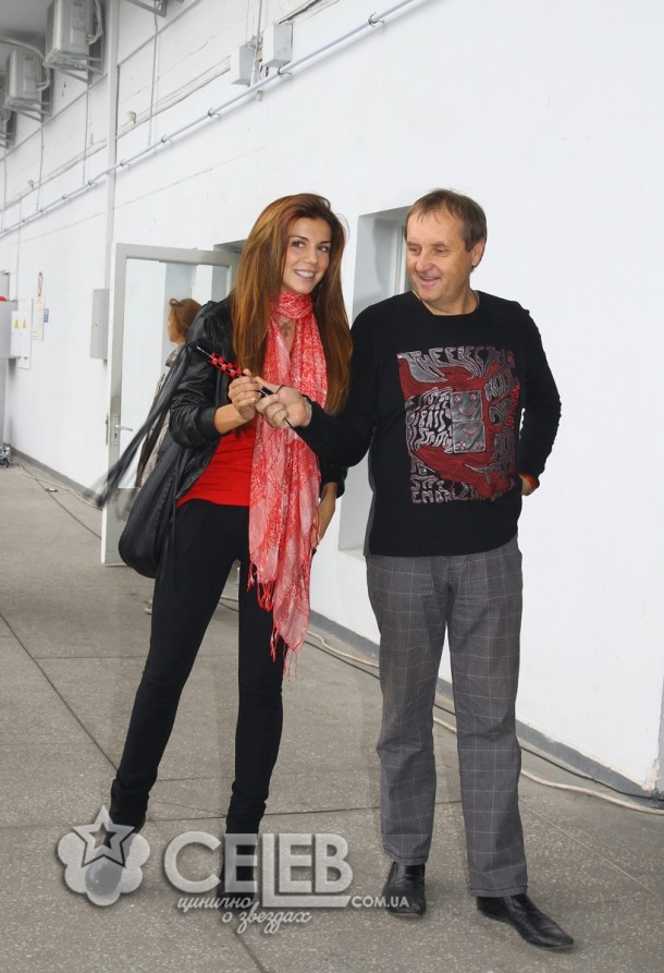 Анна Седокова и Владимир Бебешко с плеткой