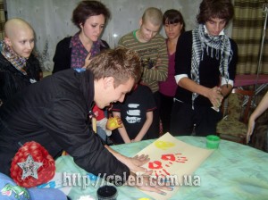 Наталья Могилевская, Дантес и Олейник в детском онкоцентре 5 Наталья Могилевская, Дантес и Олейник в детском онкоцентре 5