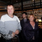 Владимир Бебешко и Саша Белина на открытии ресторана СтейкХаус
