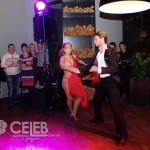 Дмитрий Дикусар и Алена Шоптенко на открытии ресторана СтейкХаус