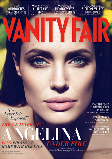 Анджелина Джоли написала сценарий благодаря гриппу (ФОТО для Vanity Fair)